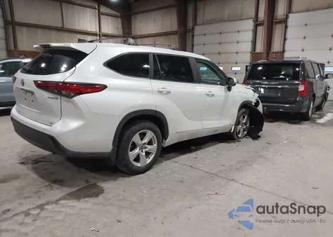 2023 Toyota Highlander Hybrid Le from USA, damaged, VIN 5TDBBRCH1PS568306